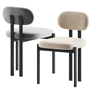 Sleek Franka Casa Blanco Chair 3D model image 1 