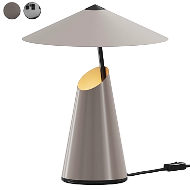 Sleek LED Taido Table Lamp 3D model image 1 