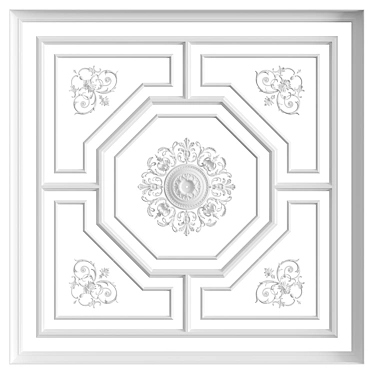 Luxury Ceiling Composition №52 3D model image 1 