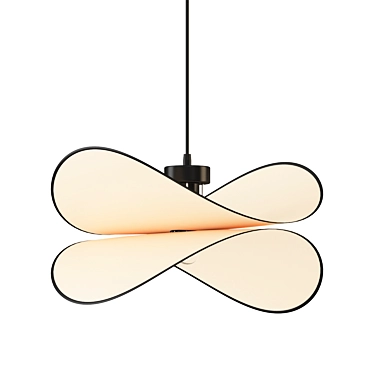 Modern Elegance Pendant Light 3D model image 1 