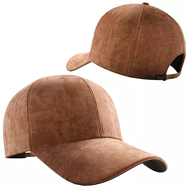 Cozy Microvelour Cap 3D model image 1 