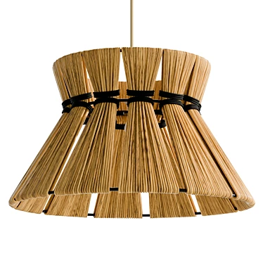 Modern Industrial Pendant Light - 113.8cm 3D model image 1 