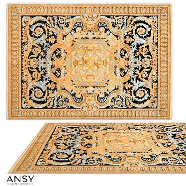 Handmade Aubusson Classic Collection Rug 3D model image 1 