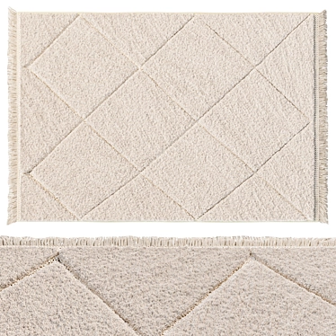 Tonia Berber-style Rug Collection 3D model image 1 