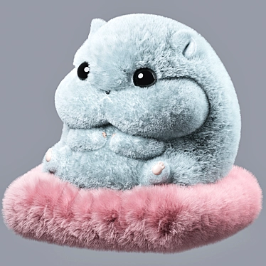 Soft Hamster Toy Version 2 3D model image 1 