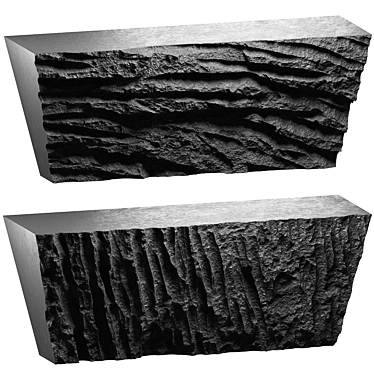 Custom Stone Table Setting 3D model image 1 