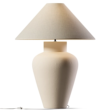 Elegant Camille Table Lamp 3D model image 1 