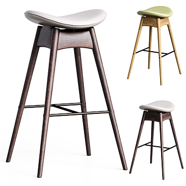 Bar Stool Montana Light Maple 3D model image 1 