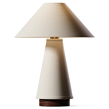 Scandinavian Inspired Linden Table Lamp 3D model image 1 