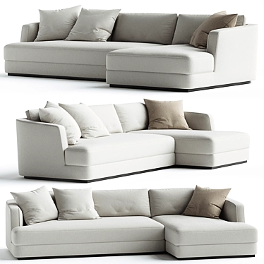 Barret Sectional Sofa by Flexform 3D model image 1 