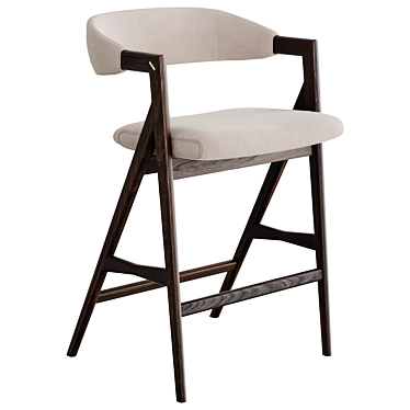 Modern Anita Set, Counter Stool 3D model image 1 