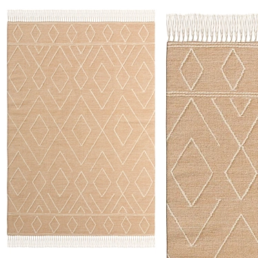 Benuta Beige Sydney Cotton Rug 3D model image 1 