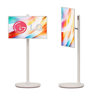 Portable LG StanbyME TV Display 3D model image 1 