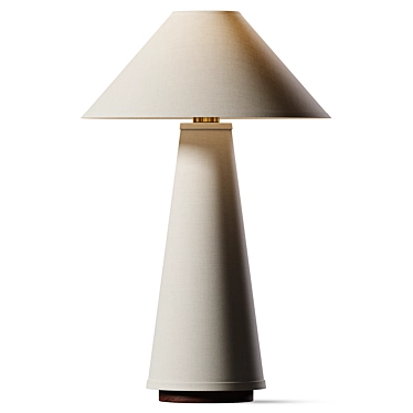 Sleek Minimalist Table Lamp 3D model image 1 