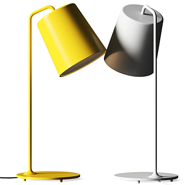 Minimalist Hide Zero Table Lamp 3D model image 1 