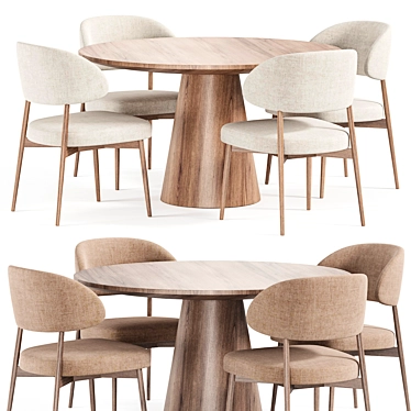 Hyde Dining Chair and Lori Ash Table