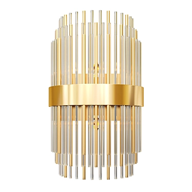 Modern 3D Wall Light Fixture 3D model image 1 