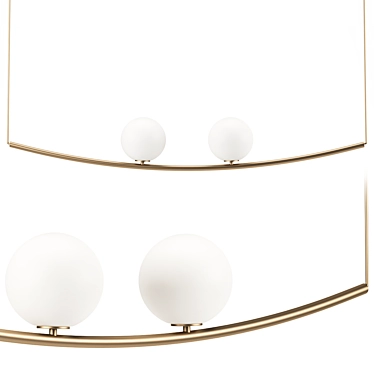 Sculptural PERLE 2 Light 3D model image 1 