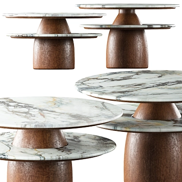 Dual Layer Coffee Tables by Modnodesign 3D model image 1 