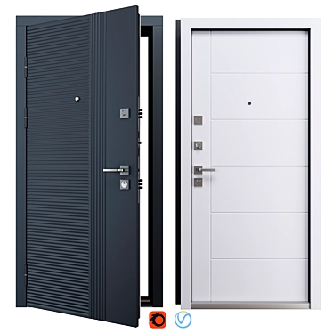 Staller 3K TR5 Entrу Door 3D model image 1 