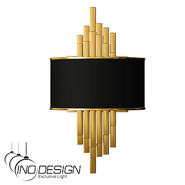 Modern Black Roman Table Lamp 3D model image 1 