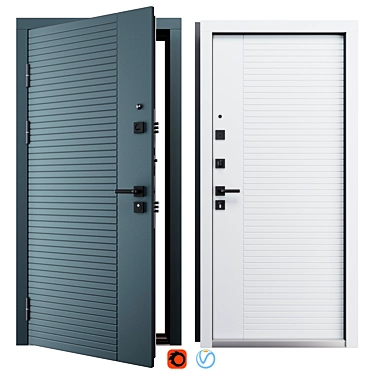 Staller 3K TR1 Entry Door 3D model image 1 