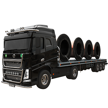 Volvo FH 16 Truck Model 3D model image 1 