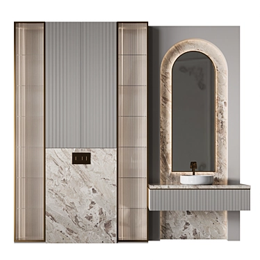 Title: Luxury Spa Bath Set 3D model image 1 