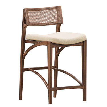 Sossego Laura Counter Stool 3D model image 1 