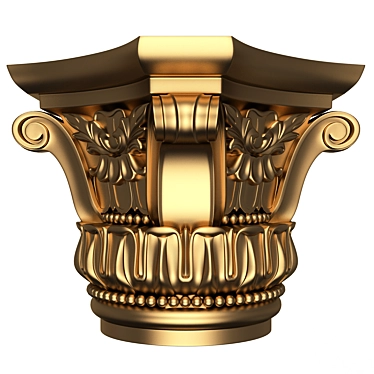 Ornate Architectural Element 3D Model 3D model image 1 