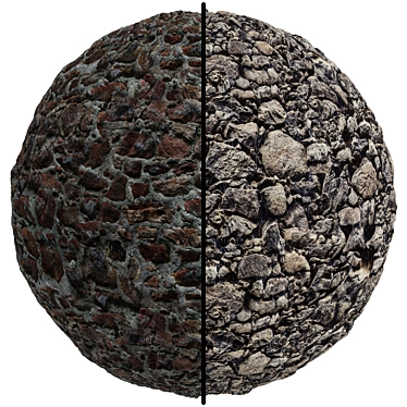 Rock Stone Covering Texture Pack 3D model image 1 