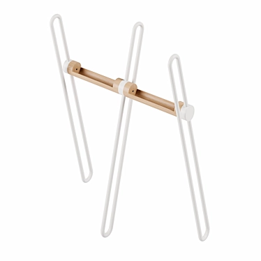 Stylish Acrobat Coat Rack 3D model image 1 