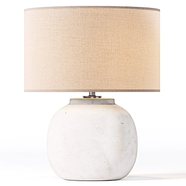 Elegant Seneca Table Lamp 3D model image 1 