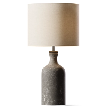  Sand Stable Boone Concrete Lamp 3D model image 1 