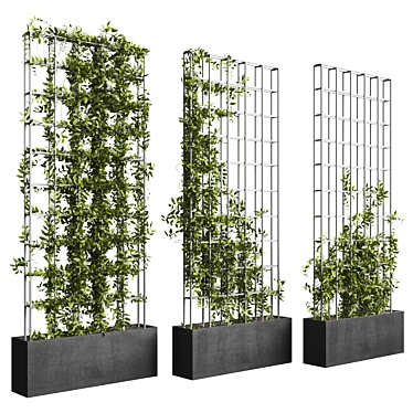 Botanical Room Divider vol 06 3D model image 1 