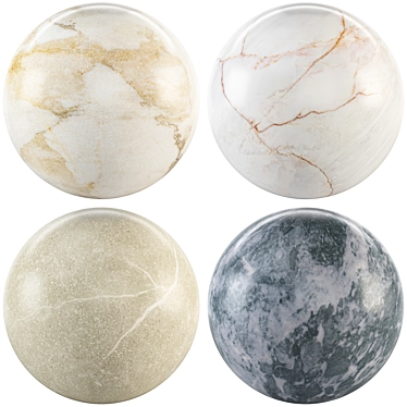 Marble Texture Collection for Design 3D model image 1 