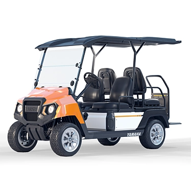 Yamaha UMAX 2X2 Golf Cart 3D model image 1 