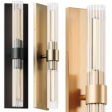 Elegant Sheridan Wall Sconce 3D model image 1 