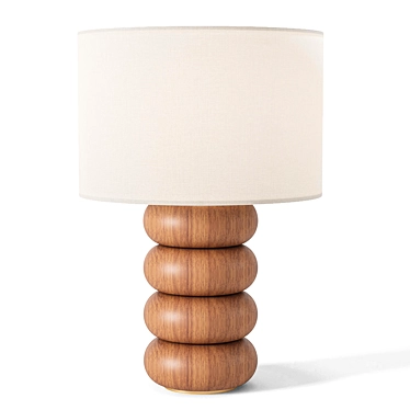 Contemporary Linus Table Lamp 3D model image 1 