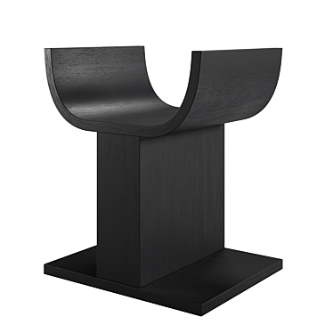 Chic and Modern Marko Stool 3D model image 1 