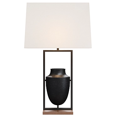 Arteriors Foundry Table Lamp 3D model image 1 