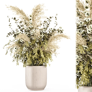 Dried Indoor Plant Bouquets Collection 3D model image 1 