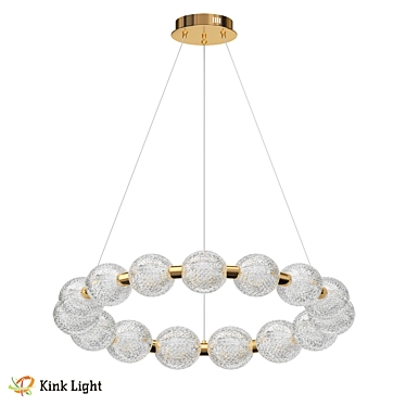 Claude Bronze Pendant Light 55W 3D model image 1 