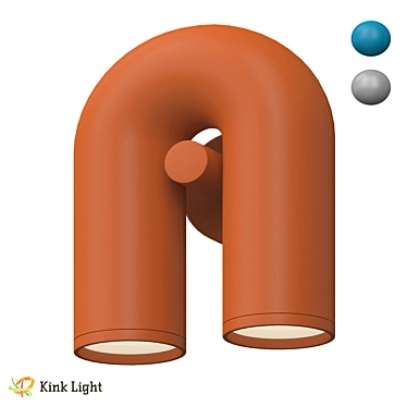 Kink Light Loft Series Wall Sconce 3D model image 1 