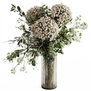 Green Branch Bouquet - Elegant Touch 3D model image 1 