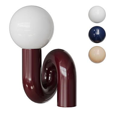 Modern Cozy Corner Table Lamp 3D model image 1 