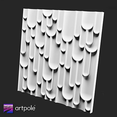 Modern 3D Gypsum Panel - REVERY 3D model image 1 