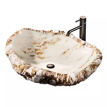 Natural onyx sink