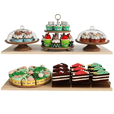 Christmas cupcakes and mini desserts