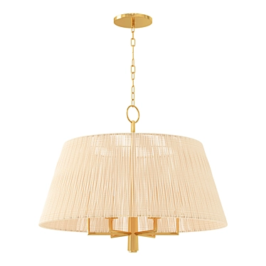 Riviera Modernism Pendant Light 3D model image 1 